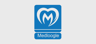 Meddloggle logo. Innovative branding for a modern healthcare technology solution.
